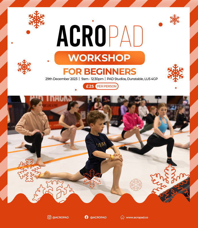 AcroPAD Beginners Open Workshop 29th Dec 23